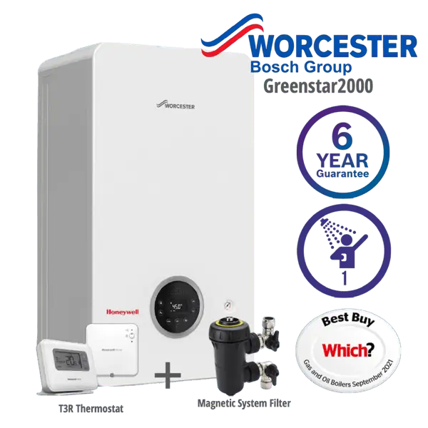 Worcester 2000 with 6 year guarantee installed in Stockport