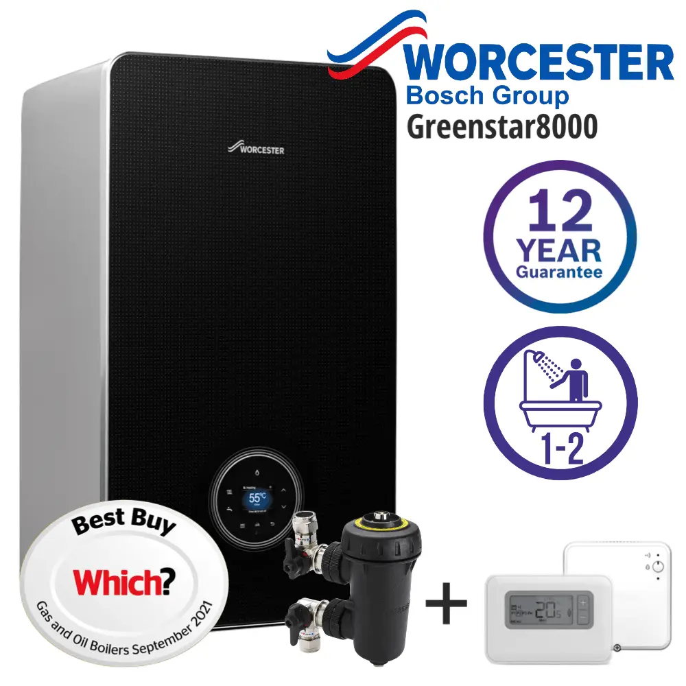 Worcester 8000 Combi Boiler Installation Pack installed in Stockport