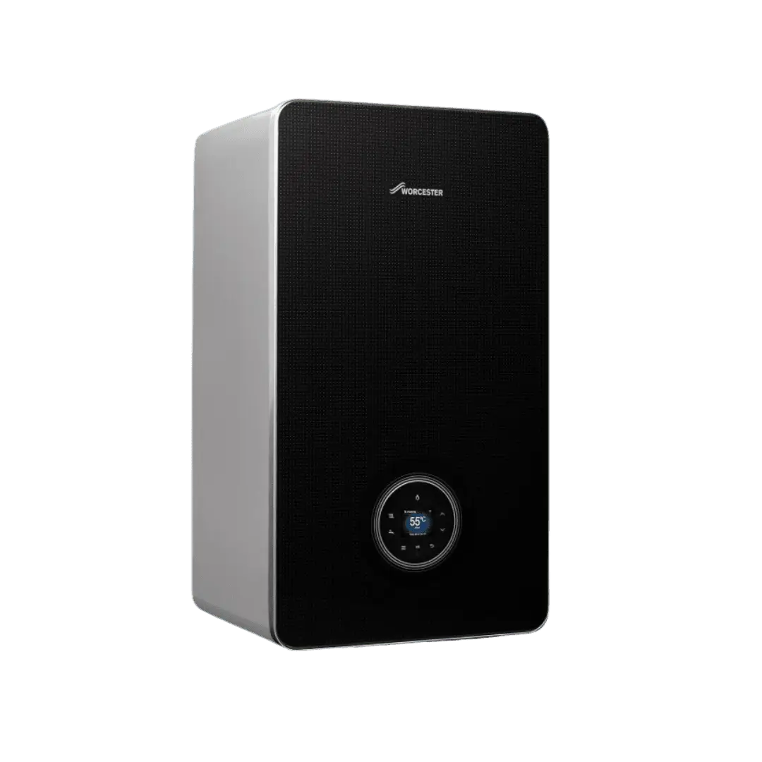 Worcester Boiler 8000 black, 12 year guarantee installed in Stockport
