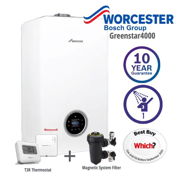 Worcester 4000 with 10 year guarantee installed in Stockport